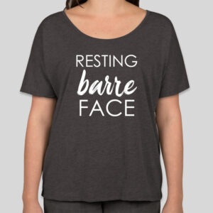 Resting Barre Face Flowy Top